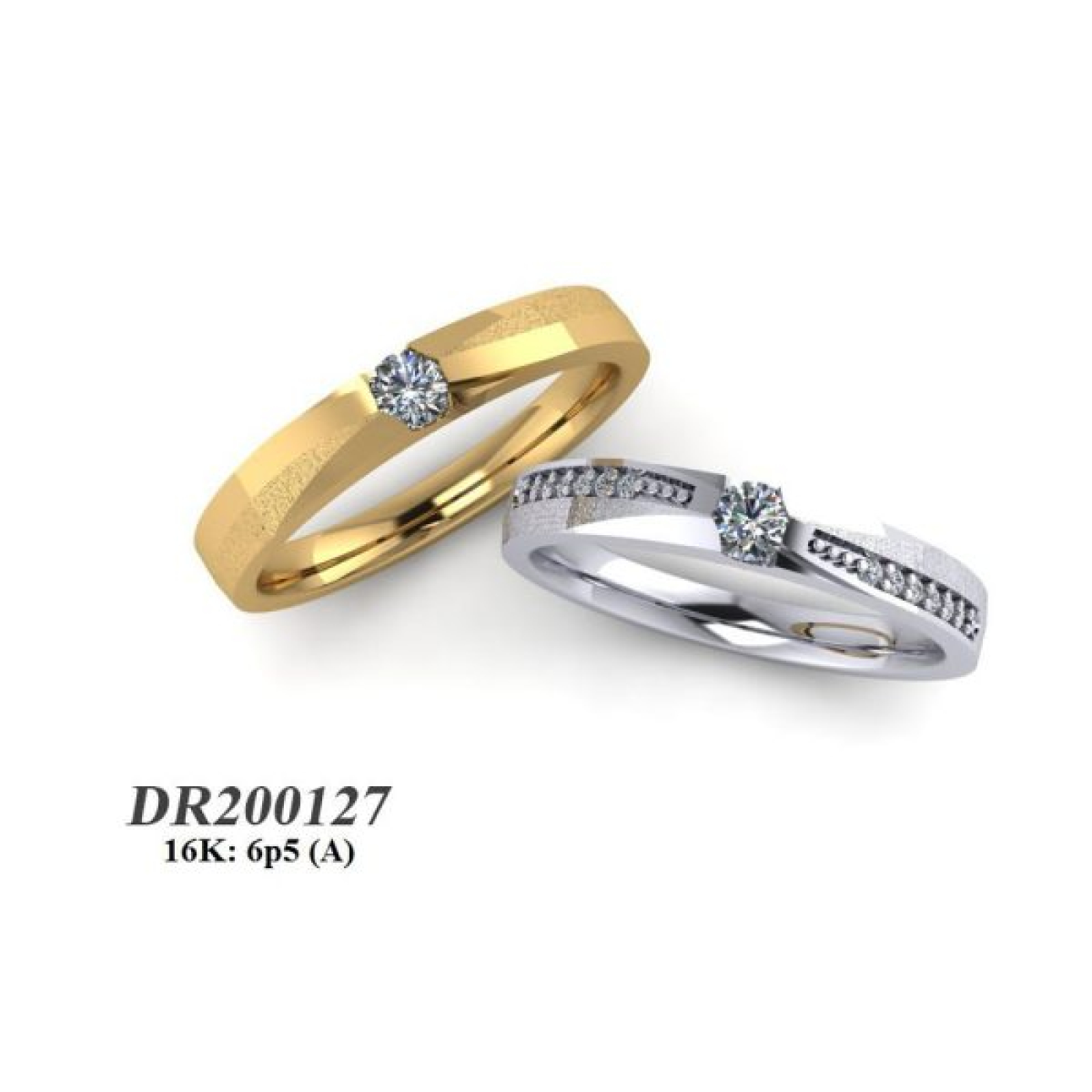 Nhẫn cưới Hàn Quốc DR200127