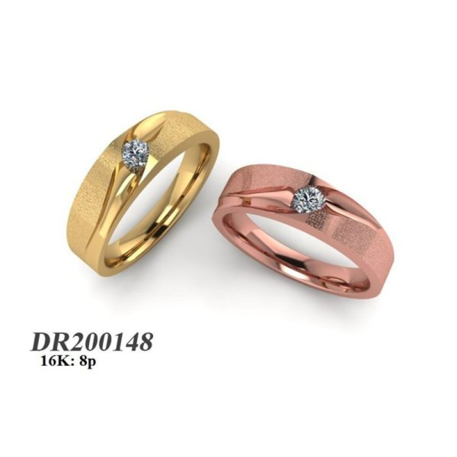 Nhẫn cưới Hàn Quốc DR200148