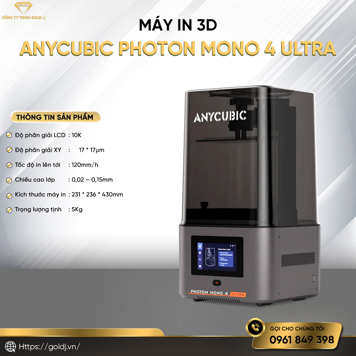 ANYCUBIC PHOTON MONO 4 ULTRA