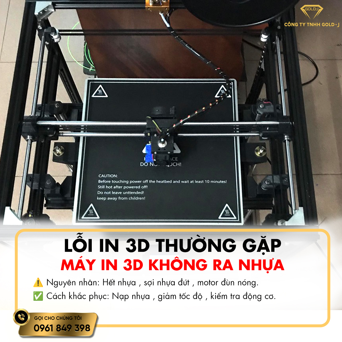 LỖI IN 3D THƯỜNG GẶP 