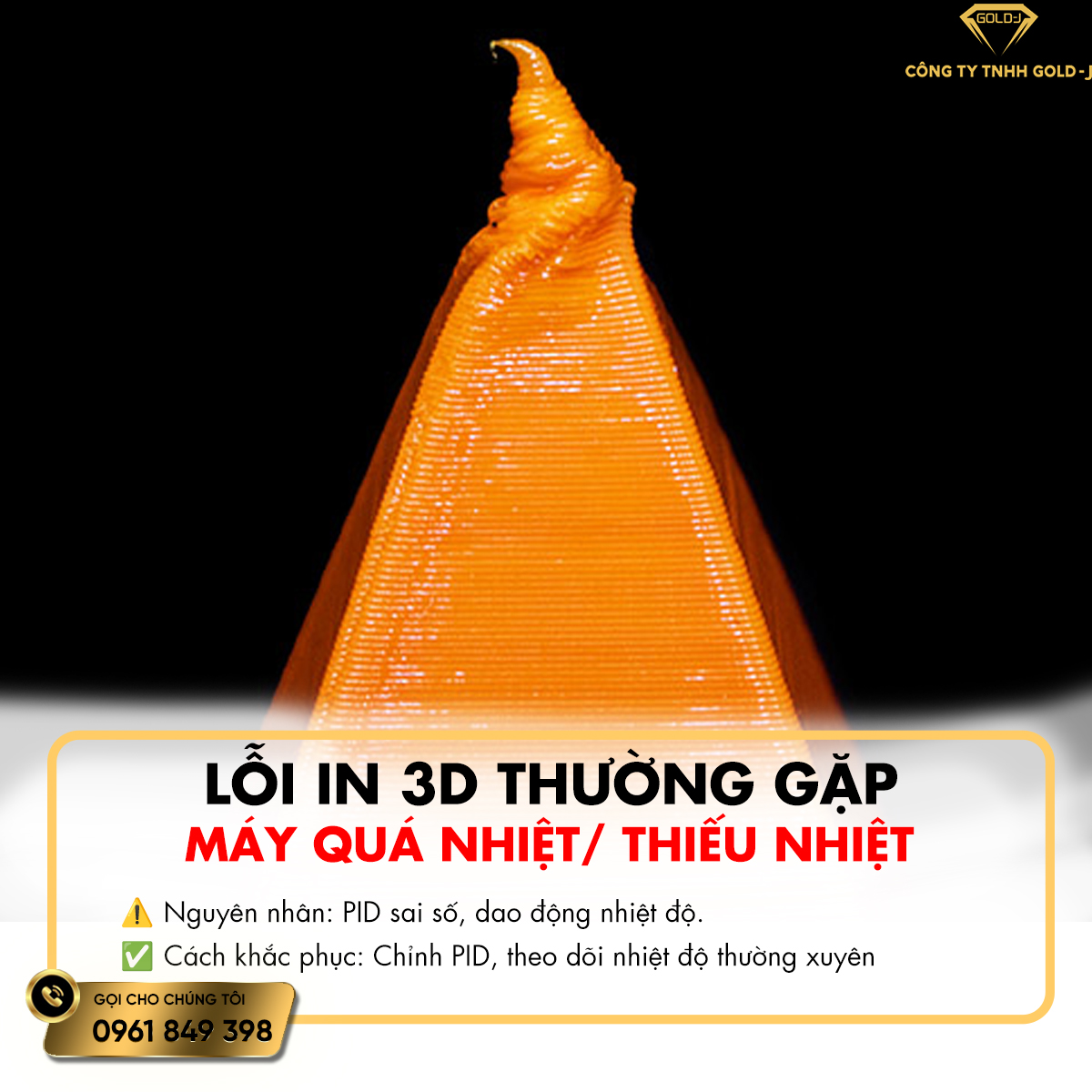 LỖI IN 3D THƯỜNG GẶP 