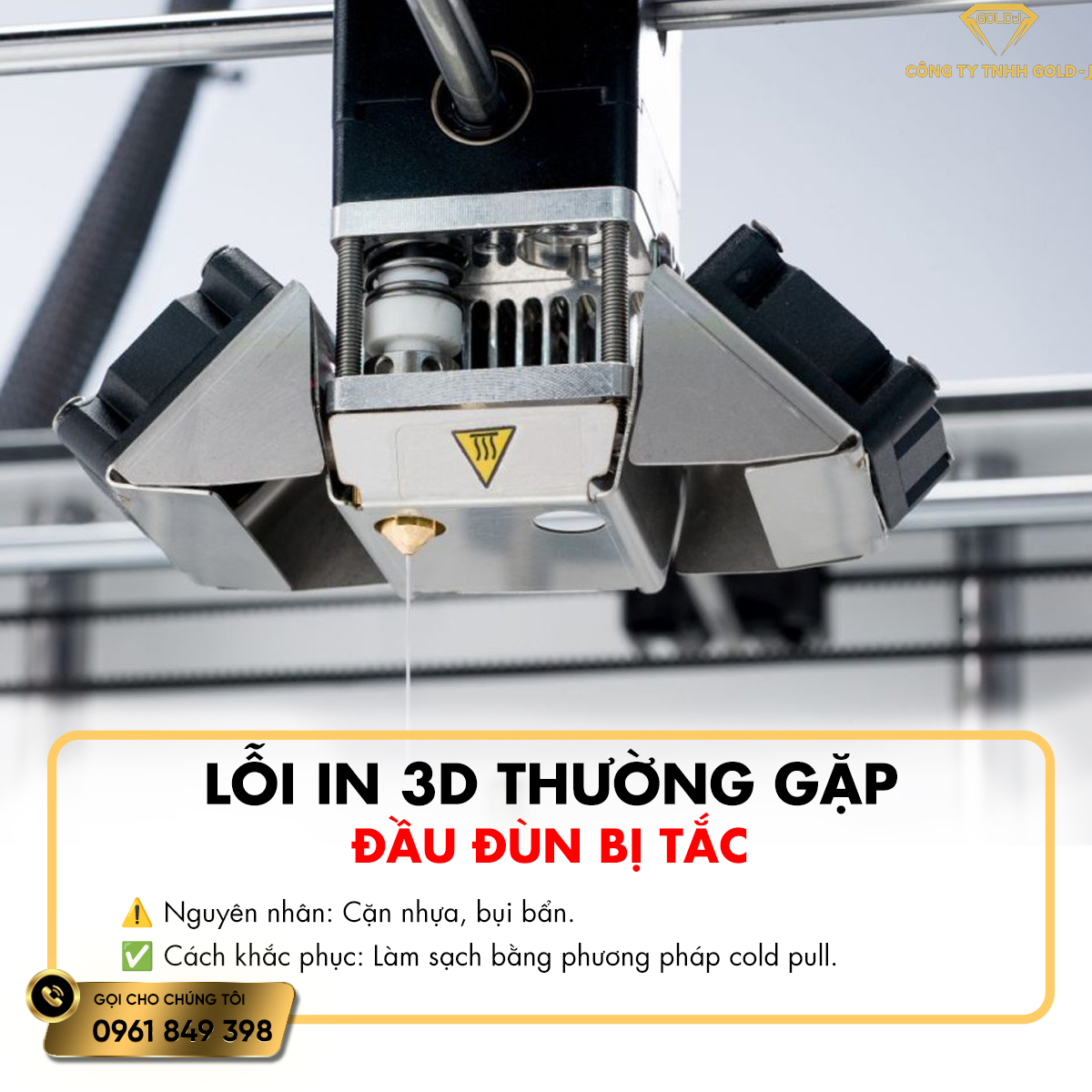 LỖI IN 3D THƯỜNG GẶP 
