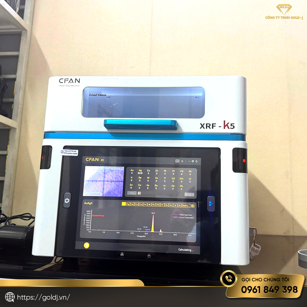 MÁY ĐO QUANG PHỔ XRF-K5